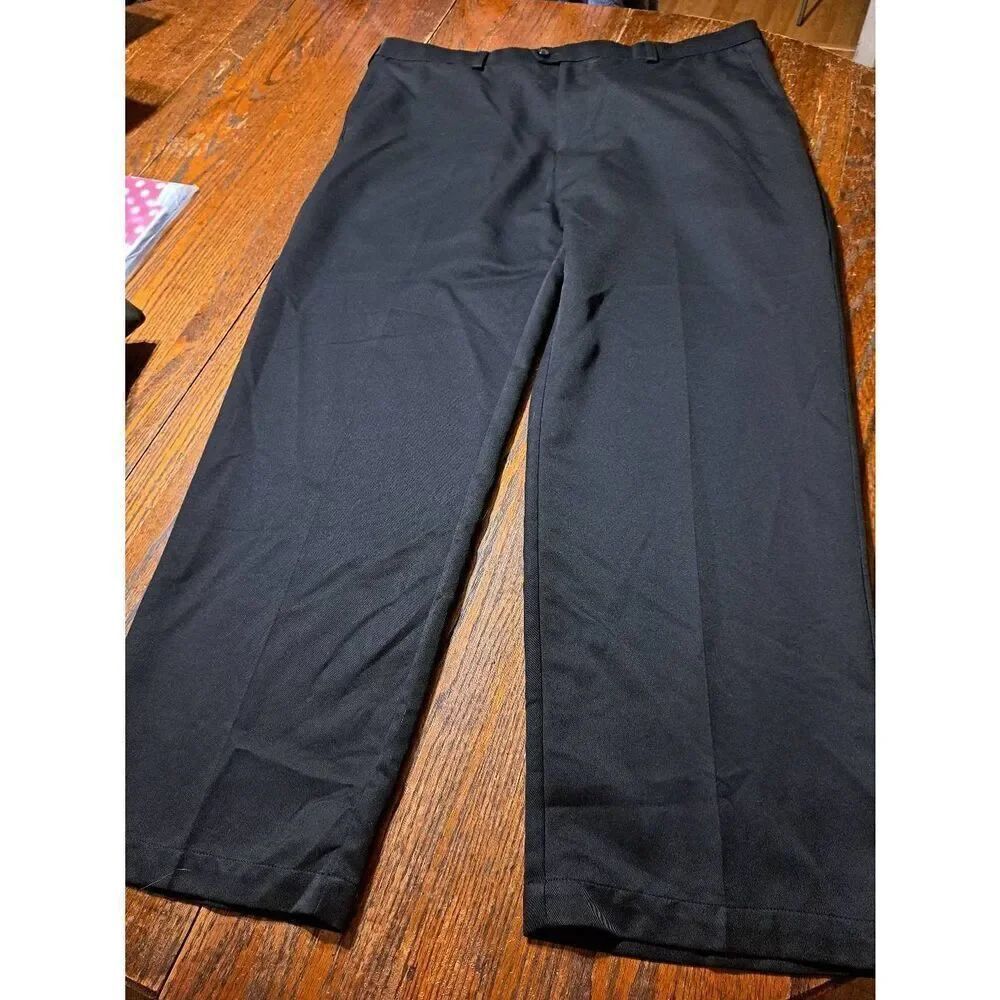 38x30 IZOD Golf Black Pants with Pockets and Belt Loops